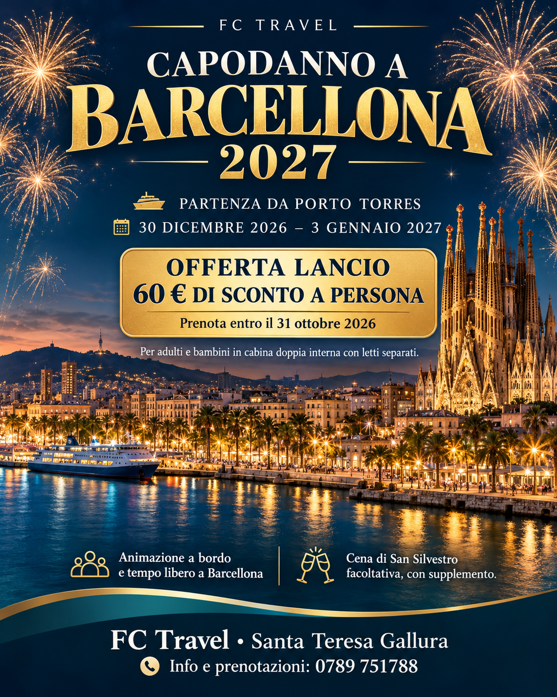 Capodanno a Barcellona- Grimaldi